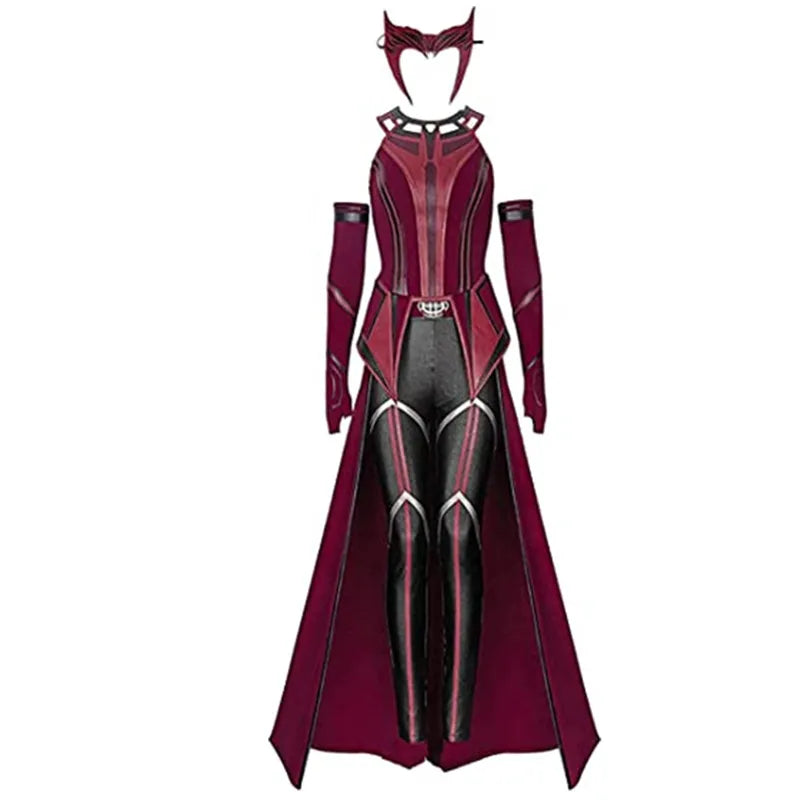 Scarlet Cosplay Witch Maximoff Wanda Vision Cosplay Costume