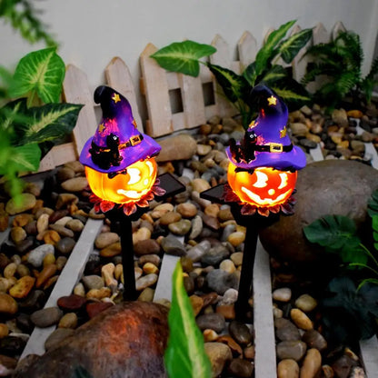 Solar Stake Light Spooky Solar Lights Set for Outdoor Yard