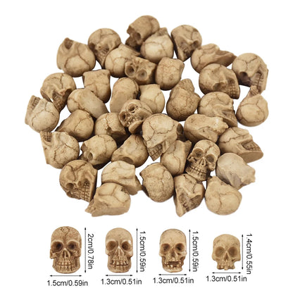 10/20pcs Halloween Skull Heads