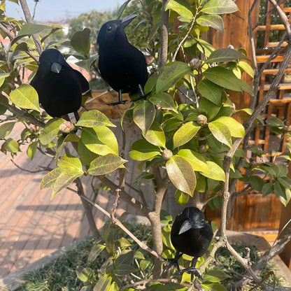 Simulation Fake Raven Bird Props