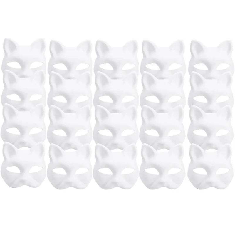 1-20pcs Japanese Mask Paper Blank Mask