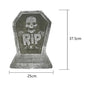 1pcs Halloween Foam RIP Graveyard Tombstone