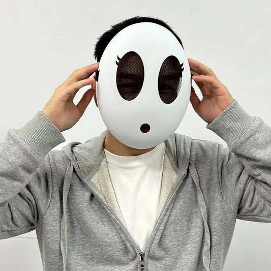 Game Bros Shy Guy Mask Cosplay Costume