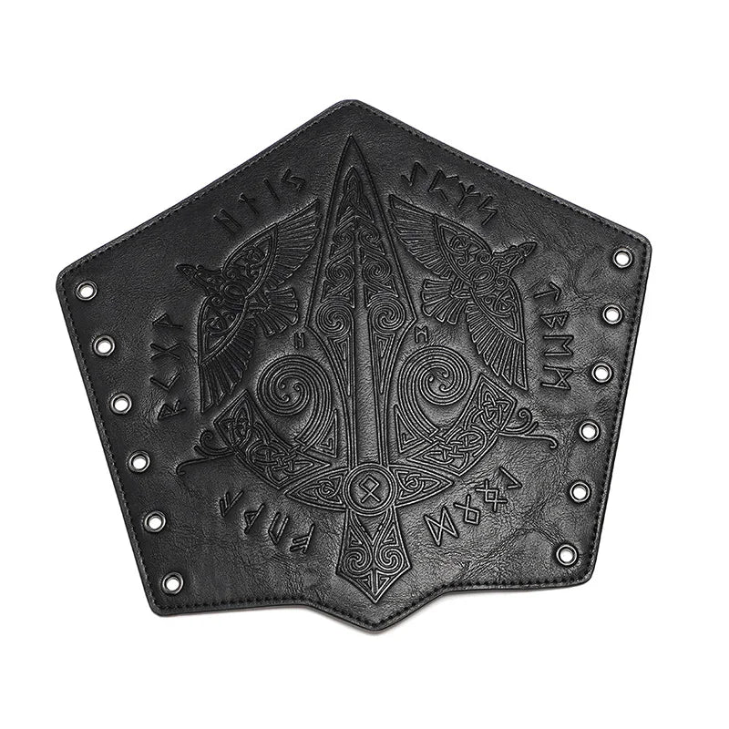 Medieval PU Leather Gauntlet Wristband