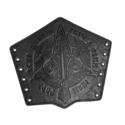 Medieval PU Leather Gauntlet Wristband