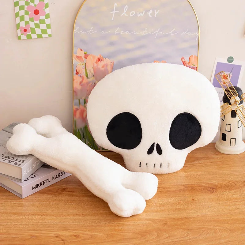 Horror Halloween Props Stuffed Skull