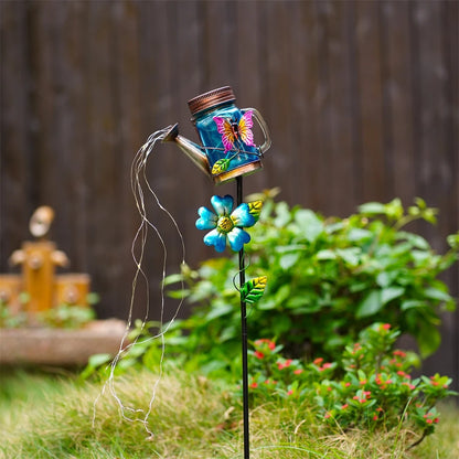 Charming Solar Watering Can LED String Lights