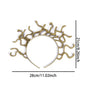 Women Medusa Snake Shape Headpiece