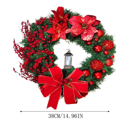 Red Christmas Wreath