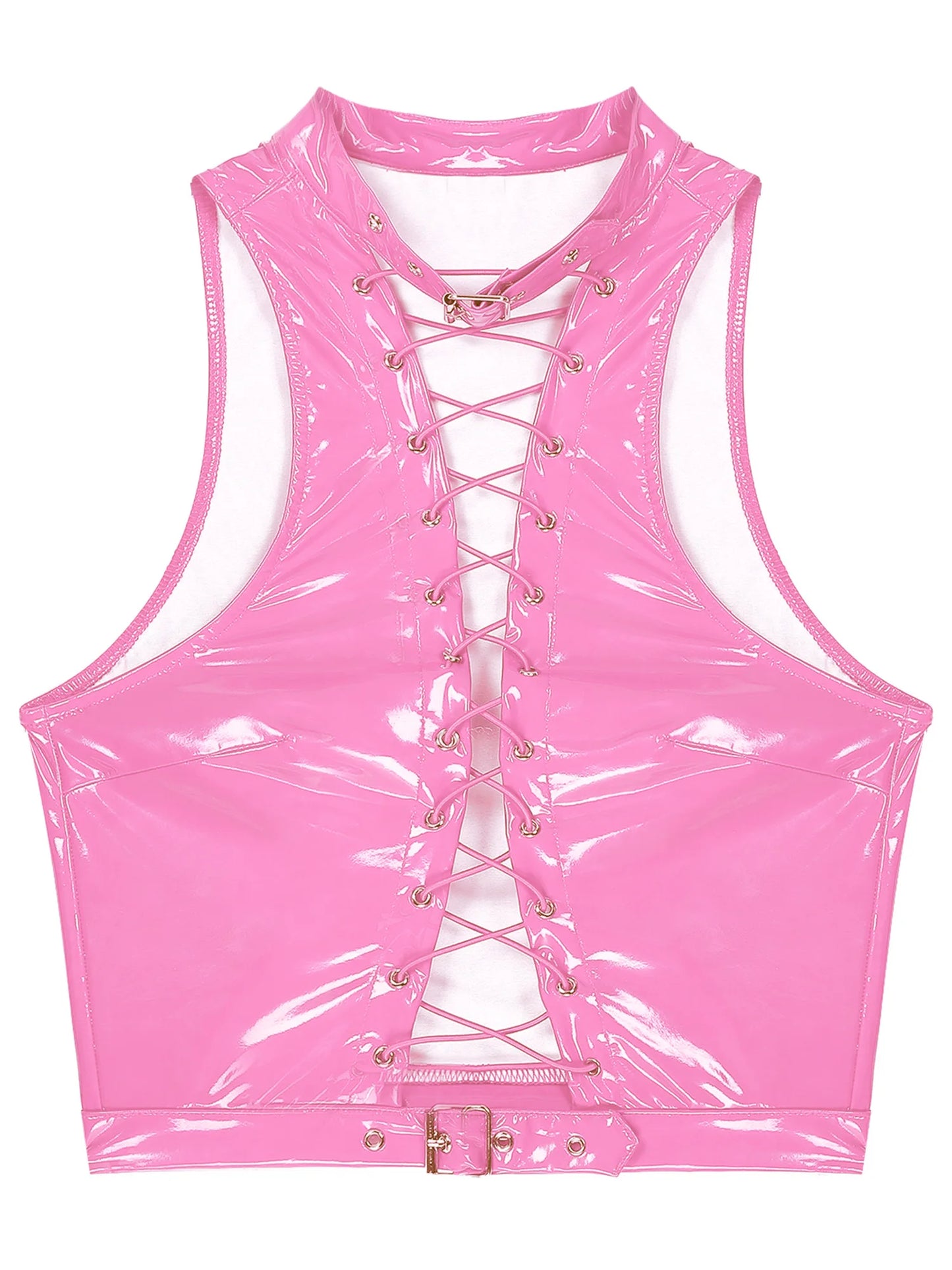 Women Leather Vest Gothic Steampunk