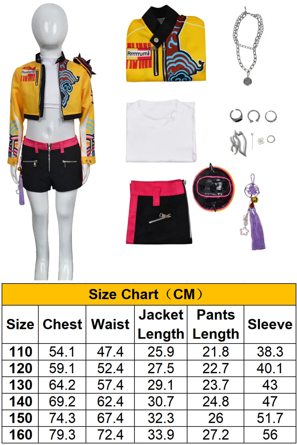 Fantasia KPop Rumi Zoey Cosplay Costume
