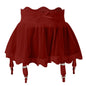 Women High Waist Lace Bandage Sexy Mini Skirt