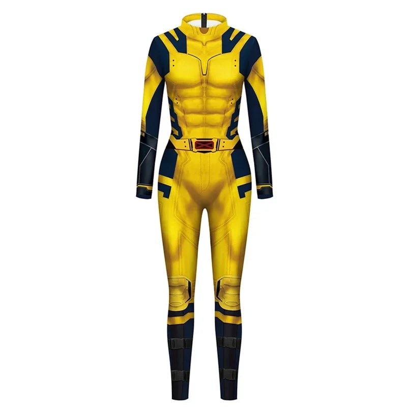 Superhero Wolverine Deadpool Costume for Adult