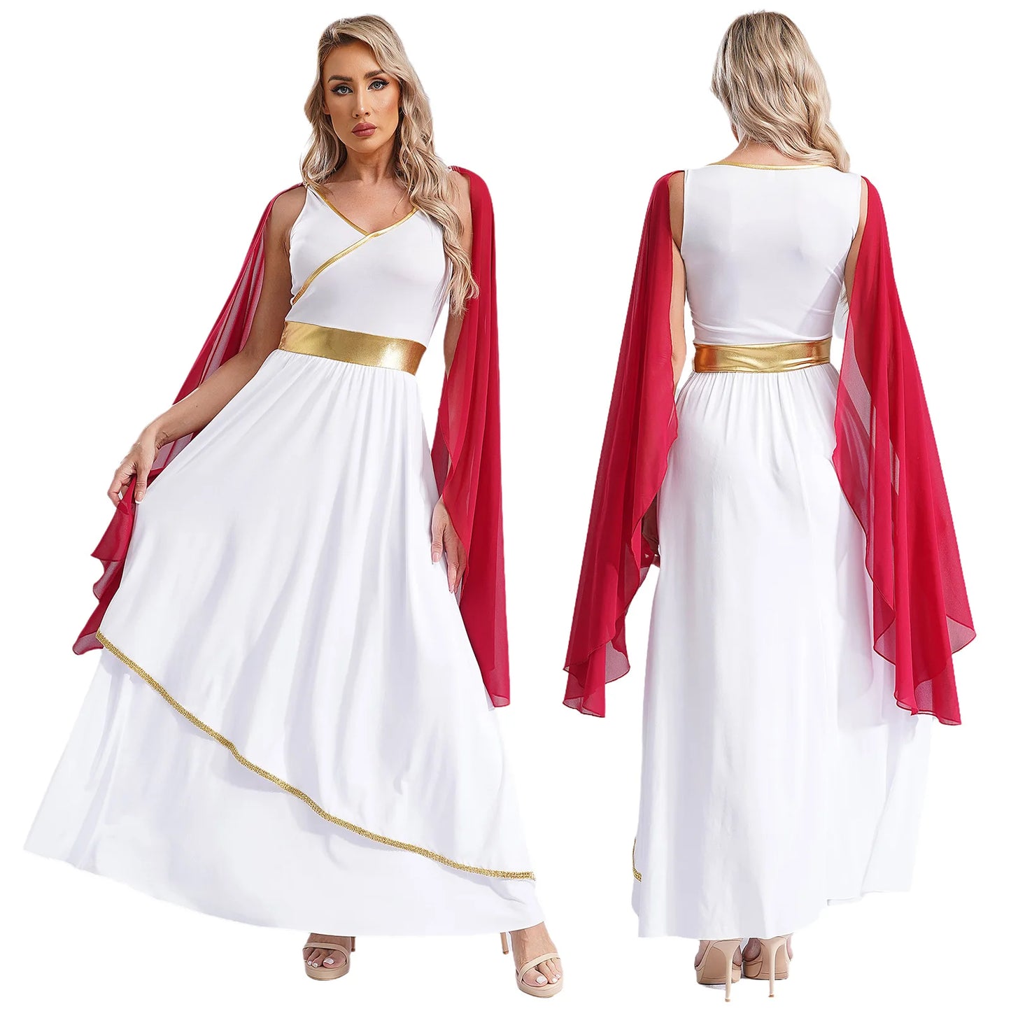 Womens Ancient Greek Toga Goddesses Costume