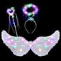 31.5" Angel wing halo and fairy wand