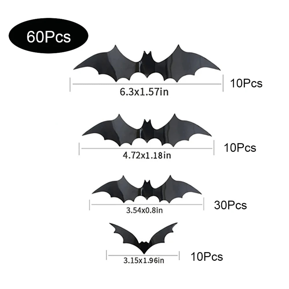 3D Pvc Bat on The Wall
