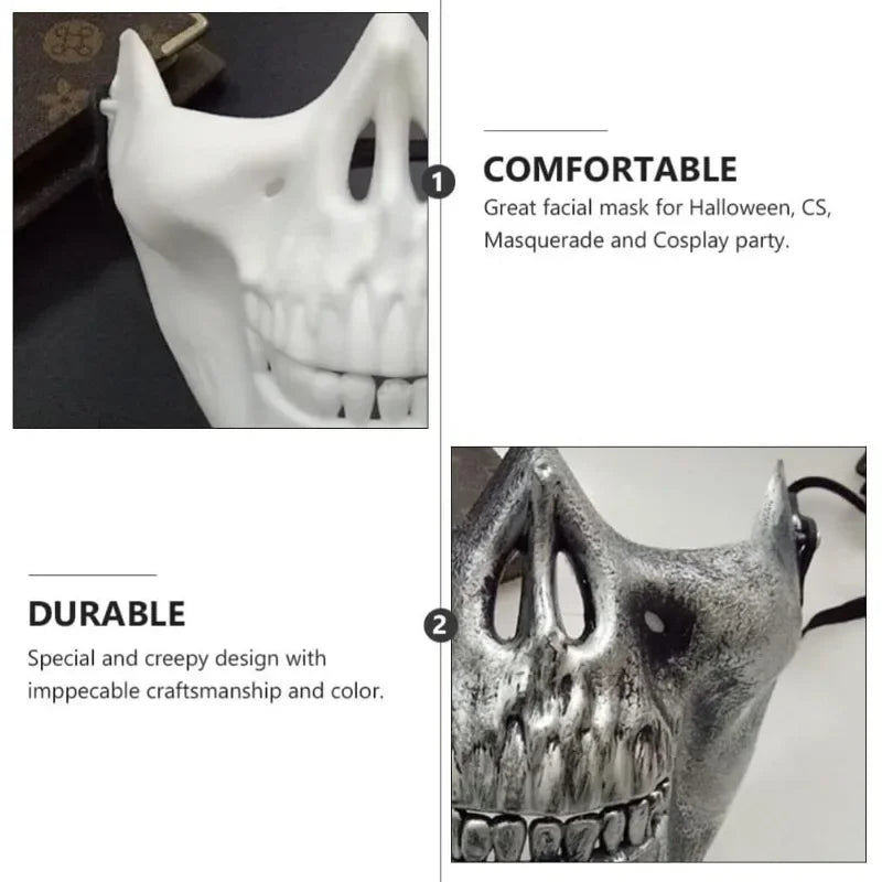 Half Face Skeleton Mask
