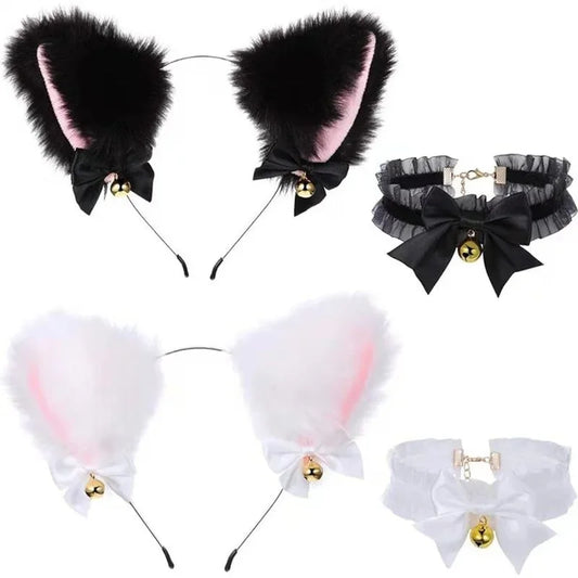 Beautiful Masquerade Halloween Cat Ears Cosplay