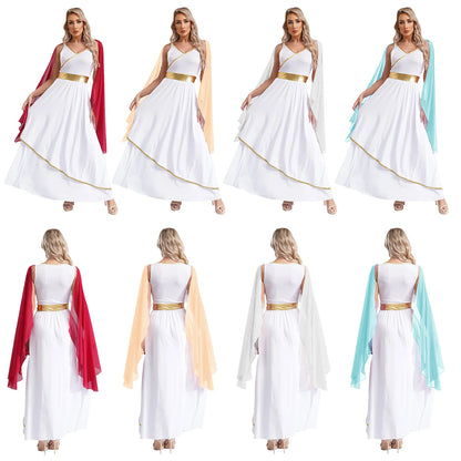 Womens Ancient Greek Toga Goddesses Costume