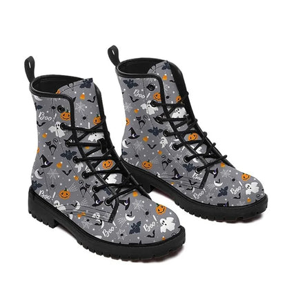 Low Heel Women Halloween Themed Boots