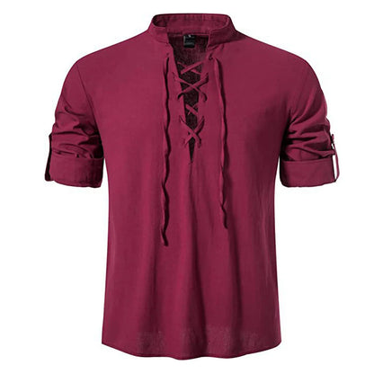 Mens Pirate Shirt Viking Retro Renaissance