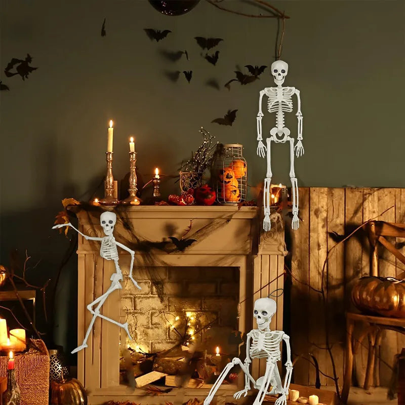 1-3Pcs Halloween Posable Skull