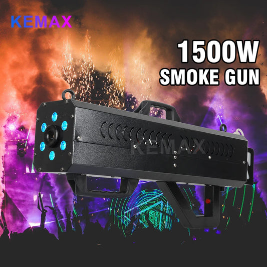 1500W LED Smoke Gun RGBW Handheld Fog Machinet
