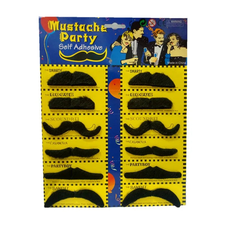 Kids Adult Masquerade 12PCS Funny Fake