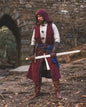 Open-Front Surcoat - Linen Medieval Overgarment Vikings Costume