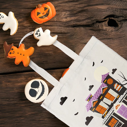 Trick Or Treat Theme Party Canvas Handbag - Festivewarehouse™