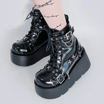New Gothic Style Boots Platform Vampire Cosplay