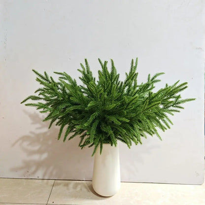 Elegant Seasonal Decor - Green Artificial Pine Branch Christmas Tree