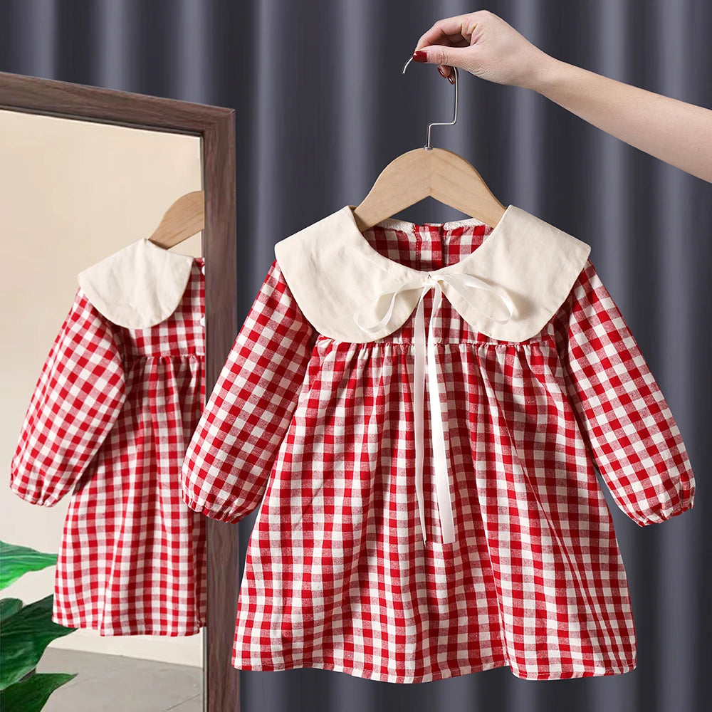 Bow Long sleeved Dresses costume