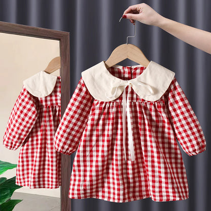 Bow Long sleeved Dresses costume