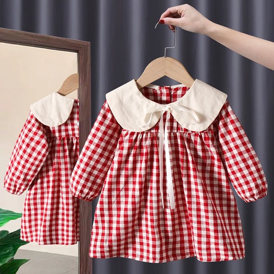 Bow Long sleeved Dresses costume