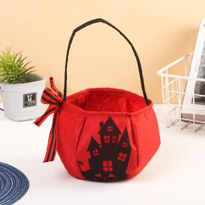 Basket Trick or Treat Halloween Candy Bag