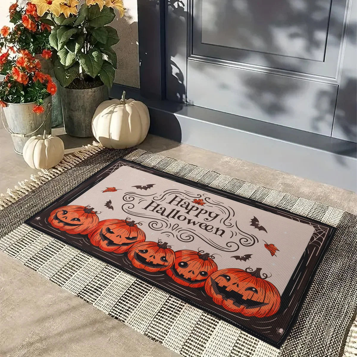 Trick Or Treat Halloween Welcome Door Mat - Festivewarehouse™