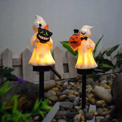 Solar Stake Light Spooky Solar Lights Set for Outdoor Yard