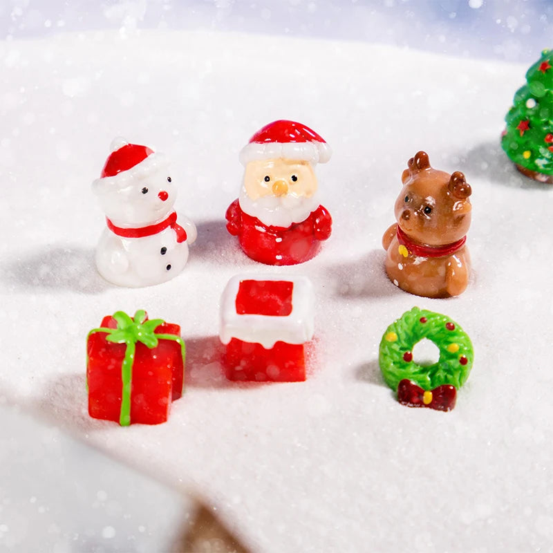 Miniature Santa Claus Figurines – Christmas Tree and Home Decor