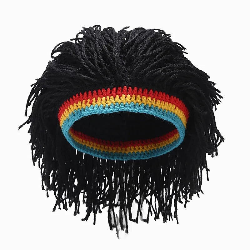 Rasta Wig Beanie Men's Caps