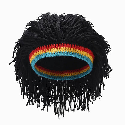 Rasta Wig Beanie Men's Caps