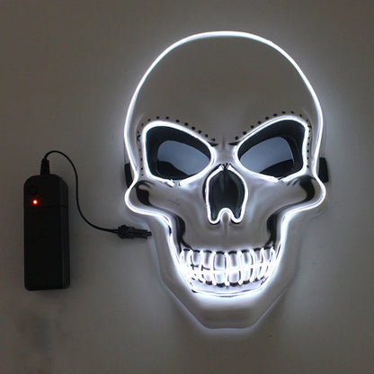 Horror Skull Mask LED Cold Light Mask