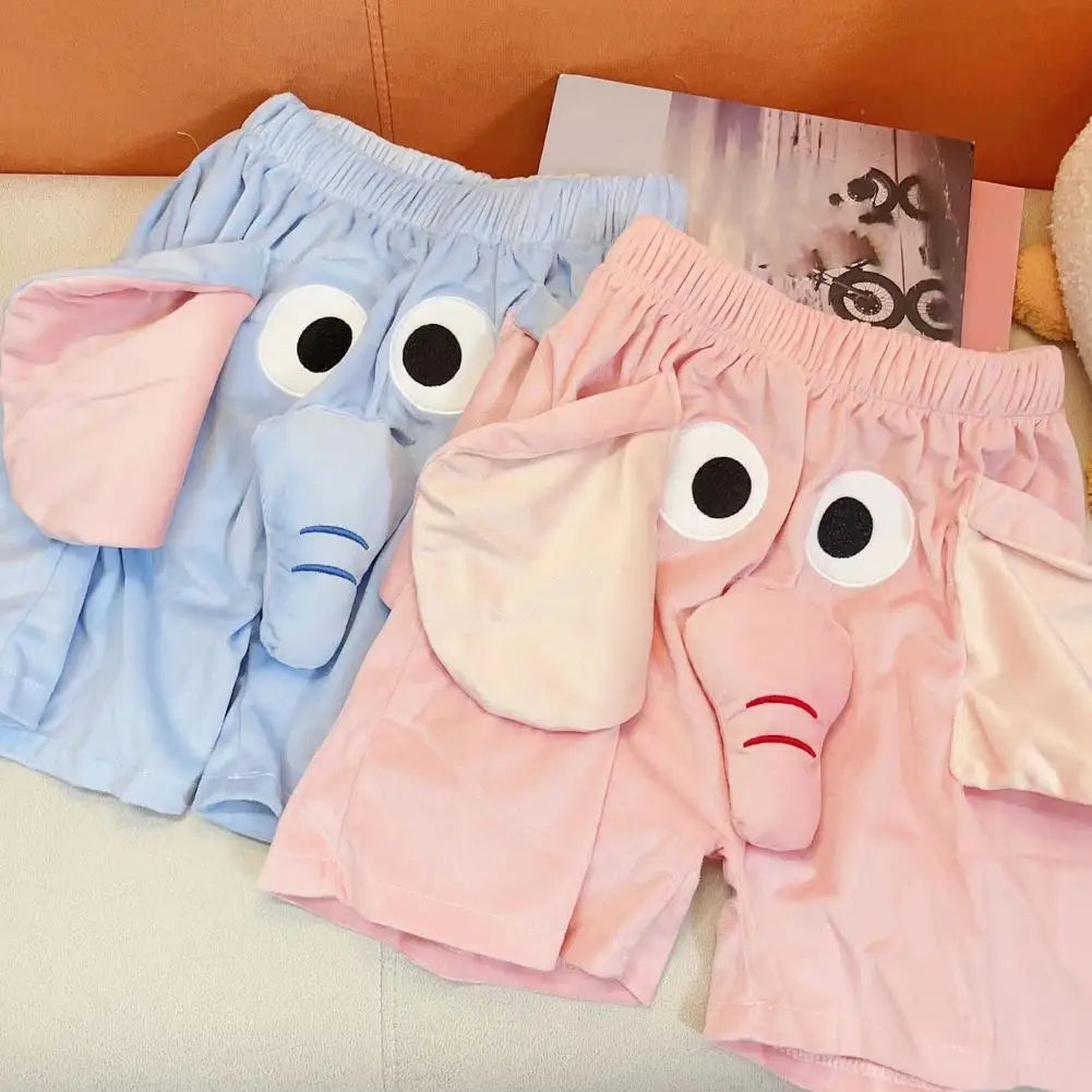 Men Pajamas Pants Cartoon Elephant