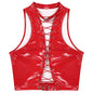 Women Leather Vest Gothic Steampunk
