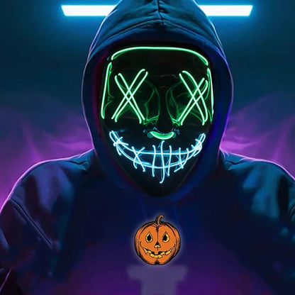 LED Dual Color Glowing Masks