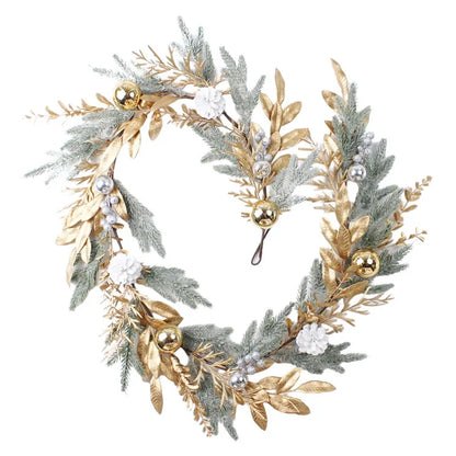 Christmas Wreath - Elegant Seasonal Decor - Decorative Wreath for Home & Holiday