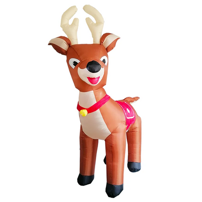 OutdoorGiant Reindeer inflatable party lights