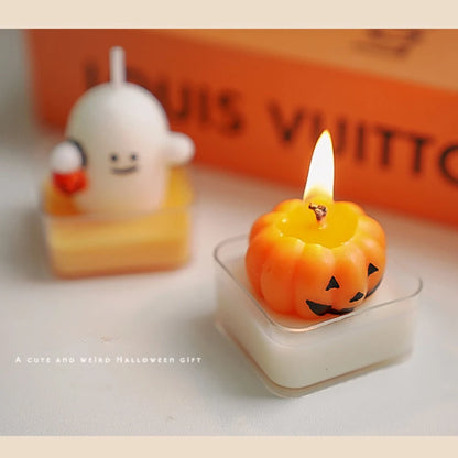 Halloween Fun Scented Candles - Handmade Decor for Home
