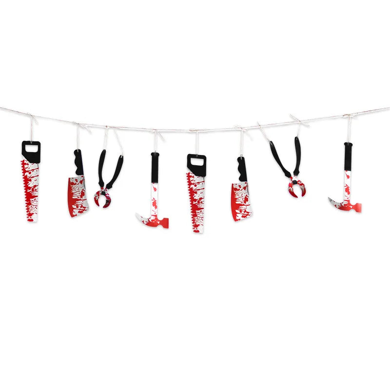 Bloody Weapons Garland Banner