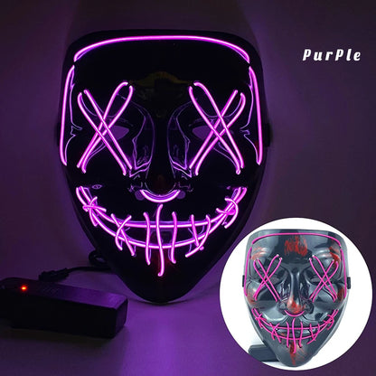 LED Dual Color Glowing Masks
